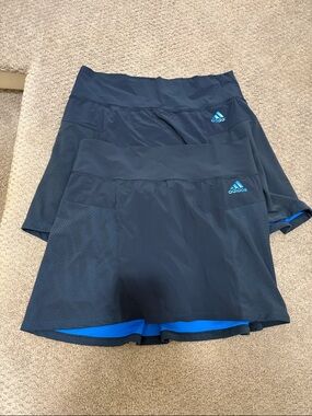 TWO Adidas HEAT.RDY Blue Golf Skort Large